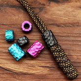 Handmade Carving TC4 Bead Titanium Bead Knife Lanyard EDC Bead Pendant DIY Beads 07FC0E-D4 - KOEEK