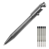EDC Titanium Alloy Pocket Ballpoint Pen Tactical Signature Pen w/ Bottle Opener 07FC0E-D4 - KOEEK
