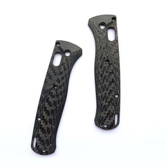 2PCS 3K Carbon Fiber Handle Scales Patch For Benchmade Bugout 535 07FC0E-D4 - KOEEK