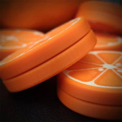 Creative Orange Fidget Coin 3D Plastic EDC Fidget Toy Stylish Novel Ratchet Coin 07FC0E-D4 - KOEEK
