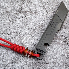 PEI Acrylic Knife paracord Lanyard Bead Pendant EDC DIY Necklace Pendant 07FC0E-D4 - KOEEK