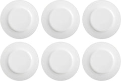 6-Piece White Dinner Plate Set, 10.5 inches 07FC0E-D4 - KOEEK