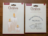 Crafters Companion Christmas By Candlelight Dies:Candle Trio Dies/Light Stamps! 07FC0E-D4 - KOEEK