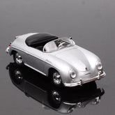 1:43 Porsche 356A Cabriolet Silver Diecast Model Classic Vintage Car Collectible 07FC0E-D4 - KOEEK