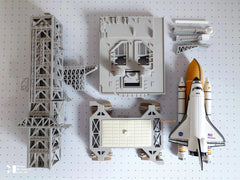 Space Shuttle Launch Pad Model Kit - 1/400 Scale, 3D Printed (No Aircraft) 07FC0E-D4 - KOEEK