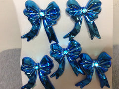 Vintage Noma Holiday Accents 10 Mini Blue Bow Light Set NIB NOMA - KOEEK