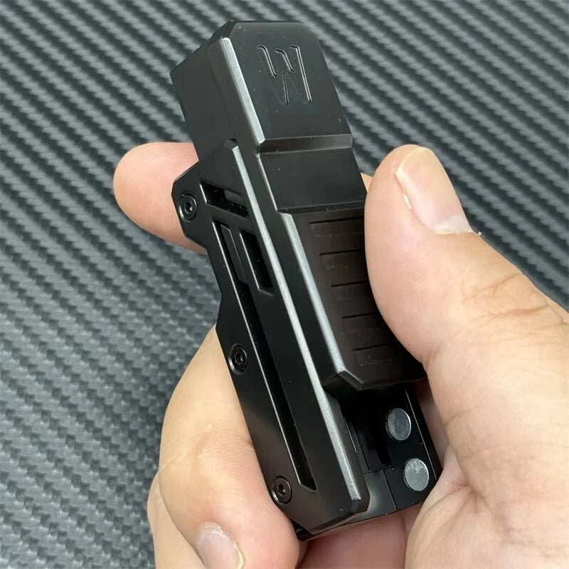 Black M Zinc Alloy Fidget Toys ADHD Toys Office Desktop Toys EDC Fidget Slider 07FC0E-D4 - KOEEK