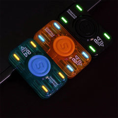 2 in 1 Multifunctional Fidget Toy Plastic Push Fidget Slider EDC Fidget Spinner 07FC0E-D4 - KOEEK