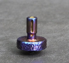 Titanium Alloy Hand Twisting Spinning Top Gyro Gyroscope Hand engraving Gyro Toy 07FC0E-D4 - KOEEK