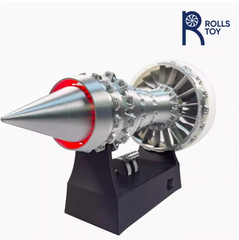 Trent 900 Engine Turbofan Blades Silver White Aircraft Engine Electric Model 07FC0E-D4 - KOEEK