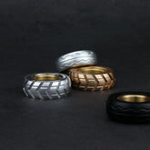 Mechanic Ring Tire Fidget Clicker Magnetic Slider Haptic EDC Toys Stress Relief 07FC0E-D4 - KOEEK