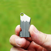 Titanium TC4 Portable Key chains Metal Treble Whistle Outdoor Survival EDC Tool 07FC0E-D4 - KOEEK