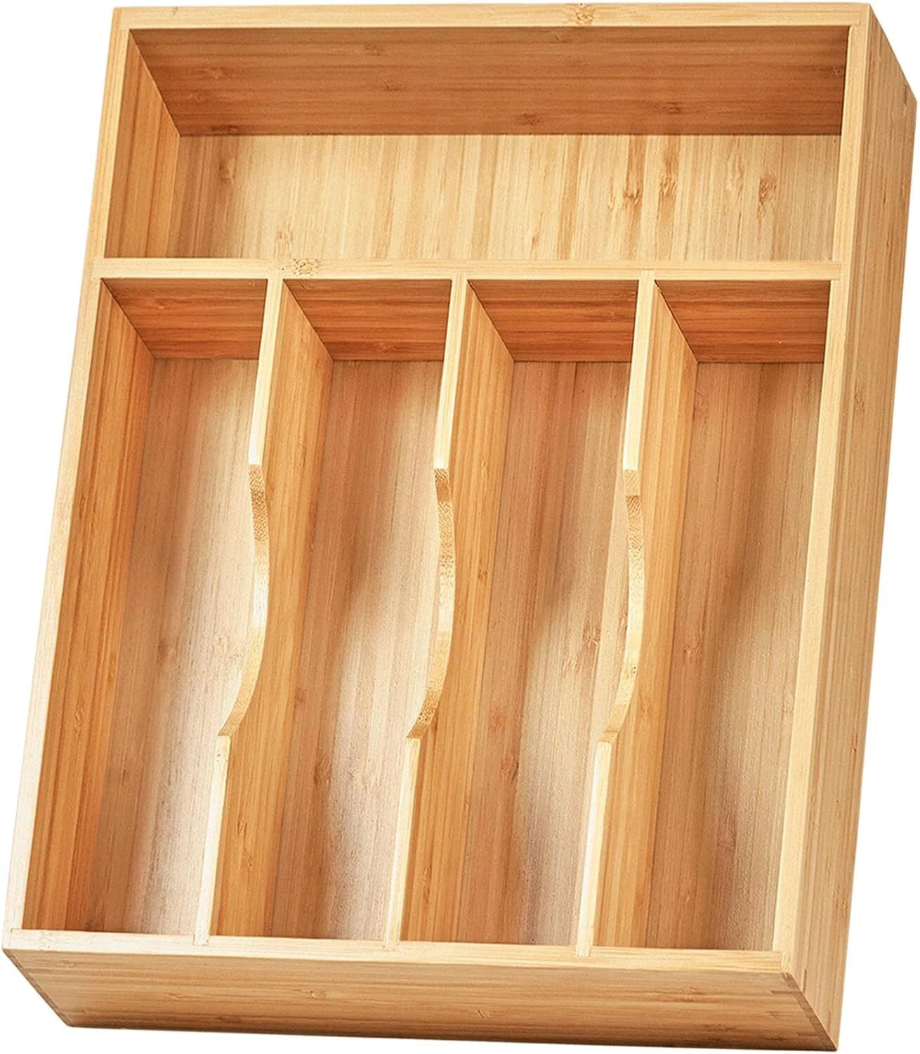 Kitchen Drawer Organizer, 10 Inch Silverware Utensil Tray Holder, Extra Deep, 07FC0E-D4 - KOEEK