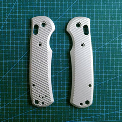 1 Pair Silver Aluminum Handle Scales for Benchmade Griptilian 550/551 Knives 07FC0E-D4 - KOEEK