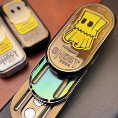 Novel Ghost EDC Fidget Slider Three-layer Mechanical Fidget Adults Toy 07FC0E-D4 - KOEEK