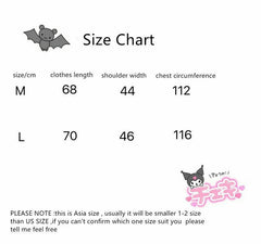 My Melody Cinnamoroll Kuromi Kawaii Cotton Sweater Knit Vest Girl's Uniform Tops 07FC0E-D4 - KOEEK