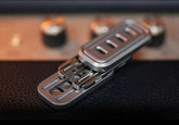 EDC Titanium Alloy Push Slider Mechanical Intensive Toy Decompression Tools Gift 07FC0E-D4 - KOEEK