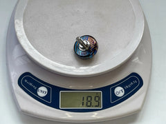 Titanium+Tima Damascus Hand Twisting Spinning Top Gyro Gyroscope Spinner EDC Toy 07FC0E-D4 - KOEEK