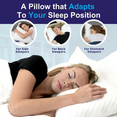Sleep pillow (for side and back sleepers) - relieves neck and shoulder pain 07FC0E-D4 - KOEEK