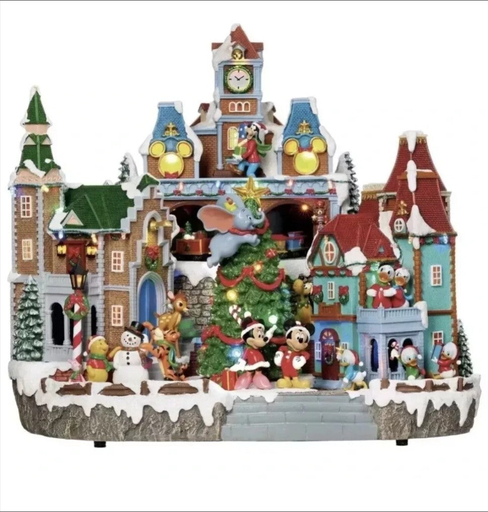 Disney Animated Holiday Village - Lights & Music Christmas Decoration Set DISNEY - KOEEK