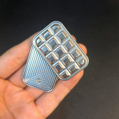 Trackless Fidget Slider Metal EDC Toy Push Card Stress Relief ADHD Office Toys 07FC0E-D4 - KOEEK