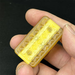 Exquisite PEI Fidget Slider Mechanical Fidget EDC Toys Amber Stress Relief Toy 07FC0E-D4 - KOEEK