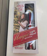 ! Christmas Magic Light Wand w/ Remote Control, Light & Sound, Red Wand NIB MAGIC - KOEEK