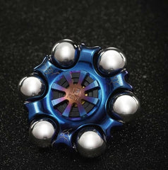 Titanium Alloy Hand Twisting Spinning Top Gyro Gyroscope Spinner Top Toys 07FC0E-D4 - KOEEK