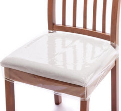 Set of 4 plastic dining chair seat covers (20 wide x 17 deep x 4 high) 07FC0E-D4 - KOEEK