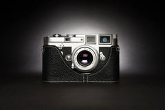 Real Leather Half Camera Case Bag Cover for Leica MP M6 M4 M3 M2 M1 MDa 07FC0E-D4 - KOEEK