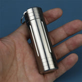 Titanium Alloy Waterproof Case EDC Portable Pill Medicine Capsule Storage Tools 07FC0E-D4 - KOEEK
