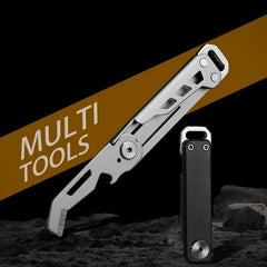 440 Stainless Steel EDC Multi Tool Hook Pry Bar Compact Durable 07FC0E-D4 - KOEEK