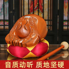 Stock Buddhist Annatto Wooden Fish Mokugyo Temple Block Zen Drum Buddhism Muyu 07FC0E-D4 - KOEEK