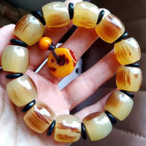 China Tibetan Vintage Jewelry Accessories Men's Bucket Bead Bracelet 07FC0E-D4 - KOEEK