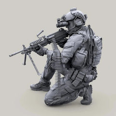 1/35 Resin Figure Model Kit US Special Forces In Action Unassembled Unpainted 07FC0E-D4 - KOEEK