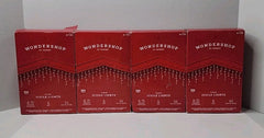 Lot of 4 - Wondershop at Target - 300 Clear Icicle Lights w/ White Wire - 19'7" WONDERSHOP - KOEEK