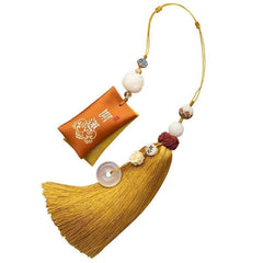 Car Hanging Ornament Rearview Mirror Pendant Safe Driving Decoration Bag 07FC0E-D4 - KOEEK