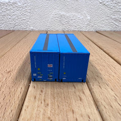 1/160 2X HO Shipping Container containers Plastic Model Train Diorama Accessory 07FC0E-D4 - KOEEK