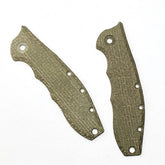 1PCS Custom Micarta Handle Patch Scales For Zero Tolerance 0562CF Folding Knife 07FC0E-D4 - KOEEK