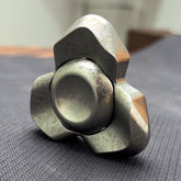 EDC Fidget Spinner Stainless Steel Retro Silver Hand Spinner Relieve Stress Toy 07FC0E-D4 - KOEEK