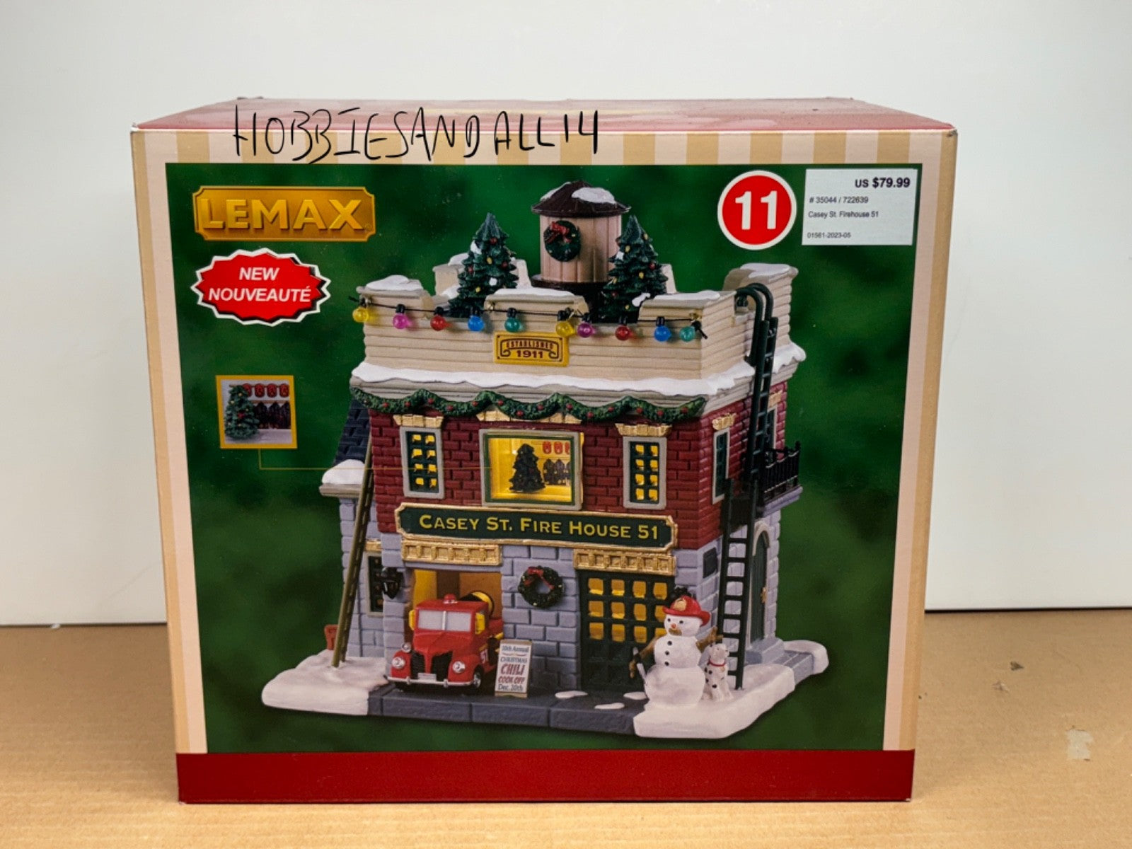 LEMAX !! Casey St. Firehouse 51 !! Porcelain Lighted Building LEMAX - KOEEK