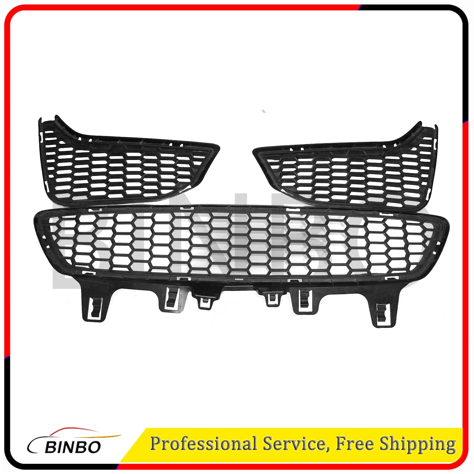 For BMW F80 F82 F83 LCI M-Sport Front Bumper Lower Grill Set 07FC0E-D4 - KOEEK