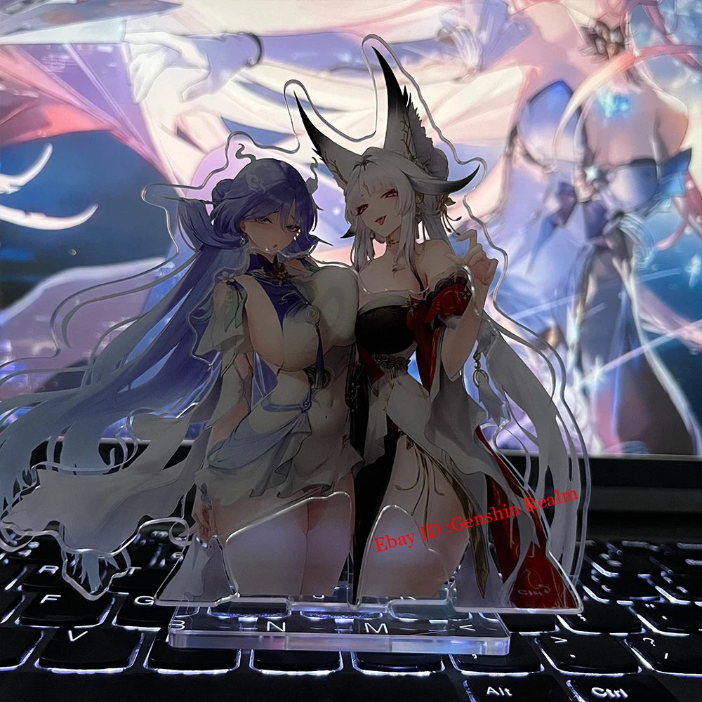 Anime Wuthering Waves Qingxiao Removable Acrylic Desktop Stand Collection Gift 07FC0E-D4 - KOEEK