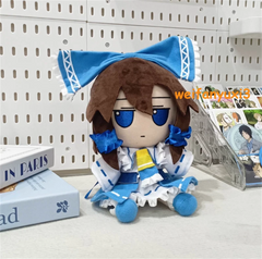 TouHou Project Fumo 20CM Plush blue Hakurei Reimu Toy Doll Christmas Gift 07FC0E-D4 - KOEEK