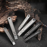 Hot Portable TC4 titanium alloy pry bar outdoor camping multifunctional EDC tool 07FC0E-D4 - KOEEK