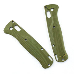 1 Pair Green G10 Handle Scales Grip Patch For Benchmade Bugout 535 Folding Knife 07FC0E-D4 - KOEEK