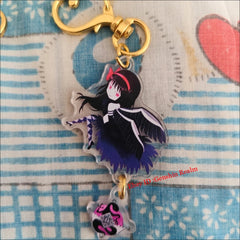 2PC Anime Puella Magi Madoka Magica Acrylic Keychain Decor Backpack Pendant Gift 07FC0E-D4 - KOEEK