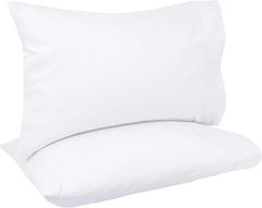 400 Thread Count Cotton Pillow Case, Standard, 30" L x 20" W, White - Set of 2 07FC0E-D4 - KOEEK