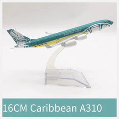 1/400 Airbus A340 Caribbean Airlines Diecast Solid Model 16cm Aircraft 07FC0E-D4 - KOEEK