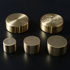Large Brass Survival Kit Multi Tools Waterproof Key Storage Container Pill Box 07FC0E-D4 - KOEEK